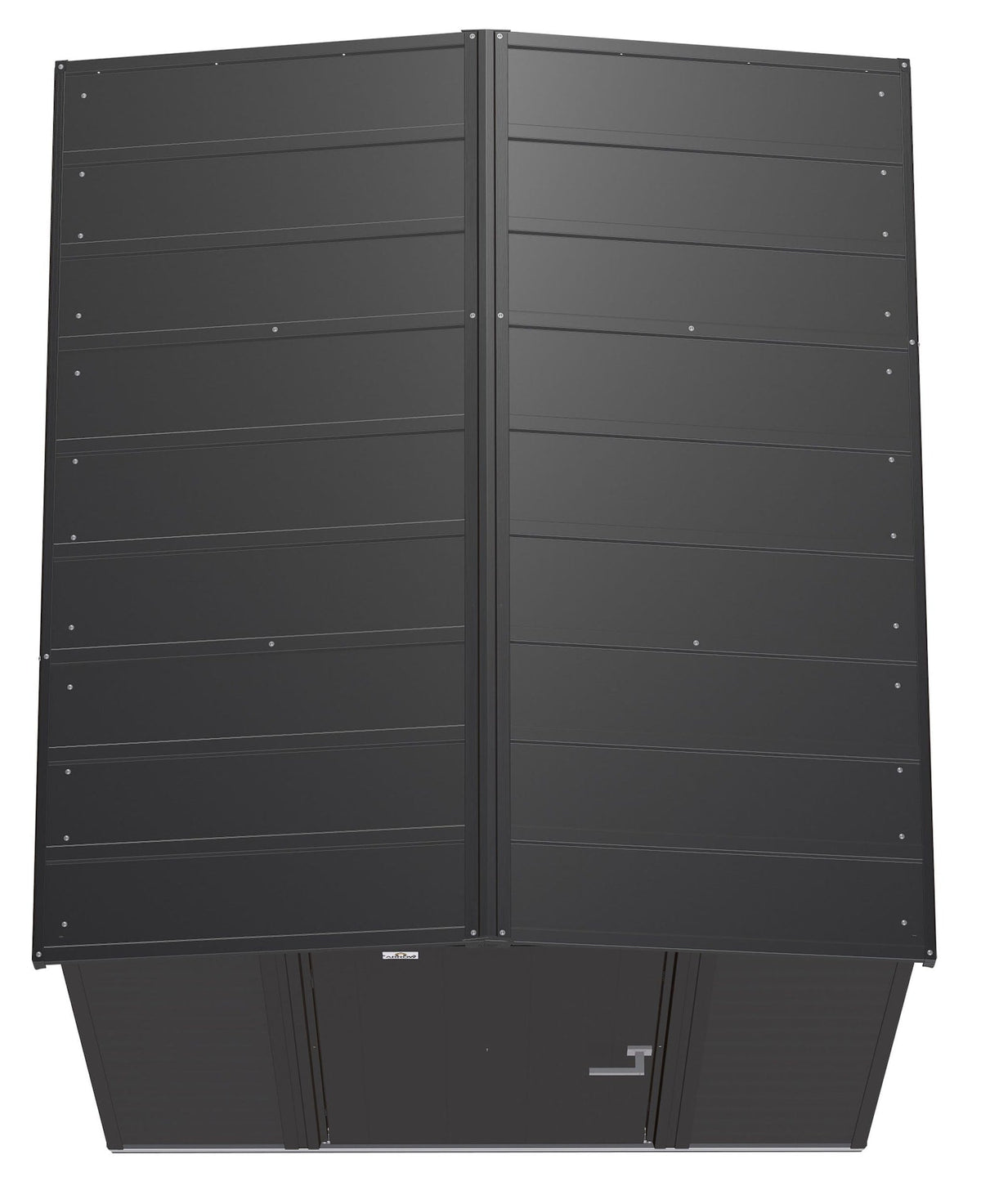 Select Galvanized Steel Storage Shed, Charcoal, 6-ft x 7-ft I4X4 - product image 5