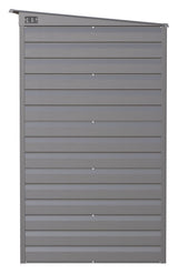 Select Galvanized Steel Storage Shed, Charcoal, 8-ft x 4-ft E3D8 - product image 5