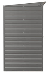 Select Galvanized Steel Storage Shed, Charcoal, 8-ft x 4-ft E3D8 - product image 7
