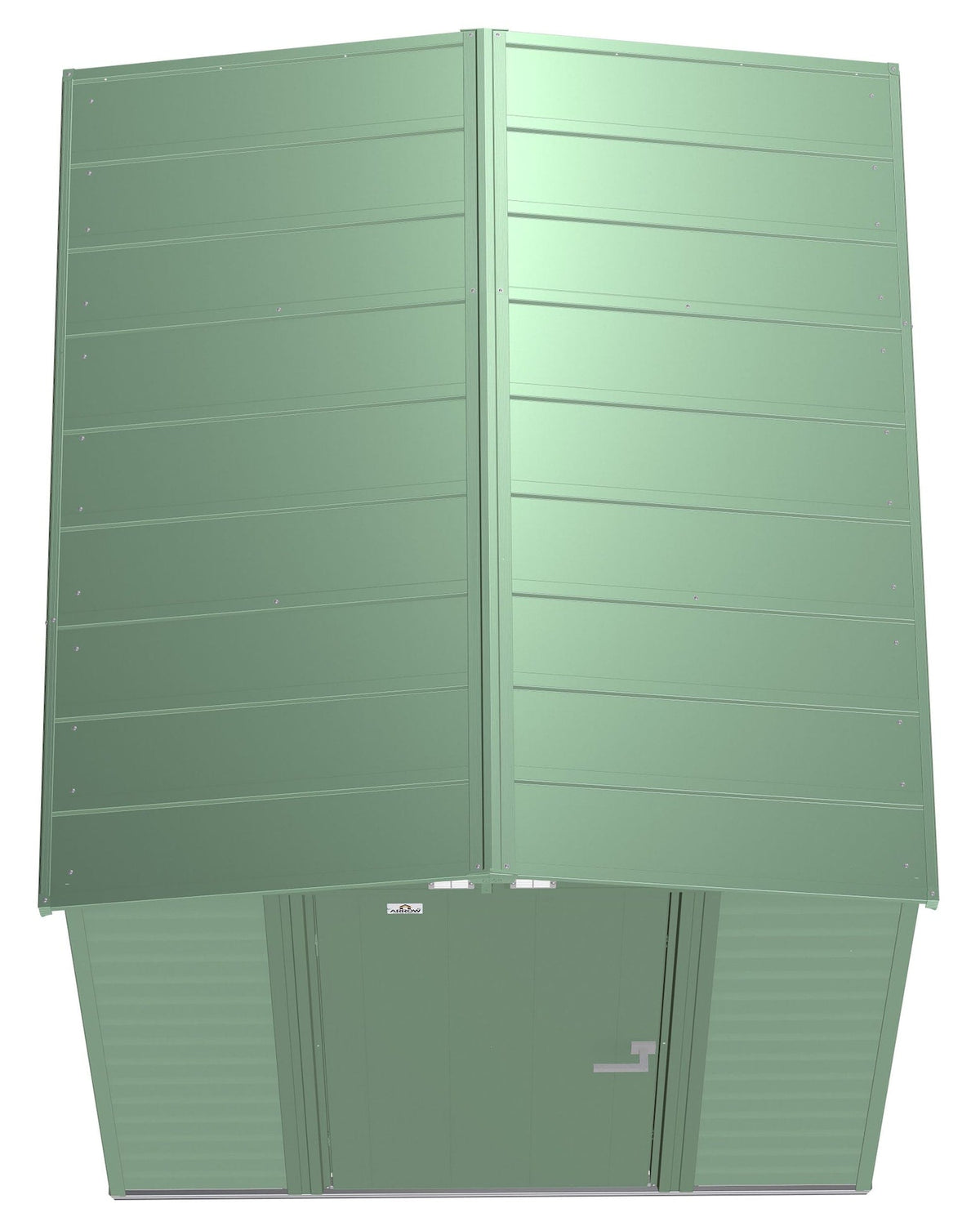 Select Galvanized Steel Storage Shed, Sage Green, 6-ft x 7-ft J5E5 - product image 5