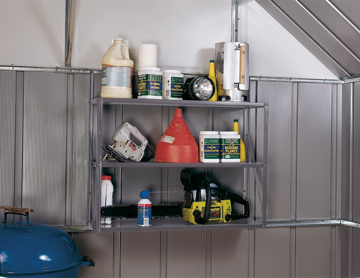 Telescoping 3-Tier Galvanized Steel Shelf Kit P2I7 - product image 2