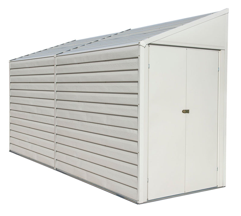Yardsaver Electro Galvanized Steel Storage Shed, 4-ft x 10-ft L8X1