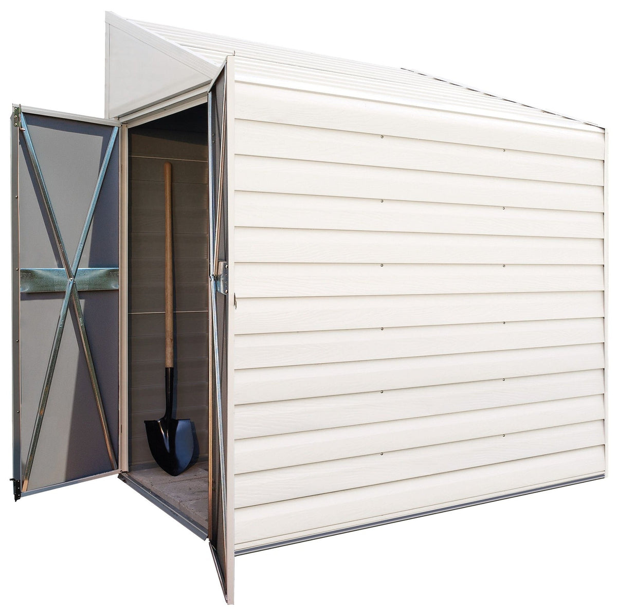 Yardsaver Electro Galvanized Steel Storage Shed, 4-ft x 10-ft L8X1 - product image 2