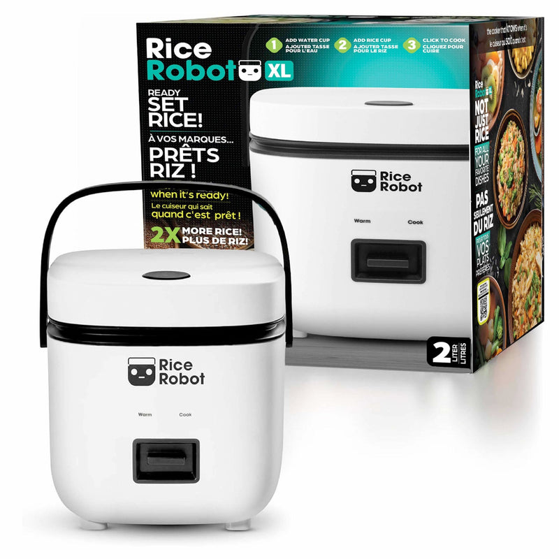 Nonstick Rice Cooker Robot, Large, 2-L Capacity Y7X1