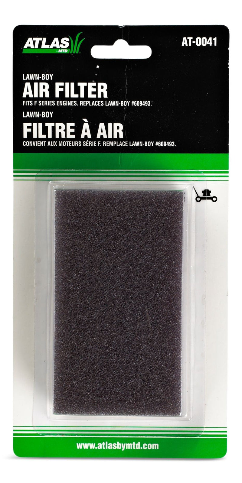 Lawn Mower Foam Air Filter Element, Replaces Lawn-Boy for CT#: 060-9493 N1Y6
