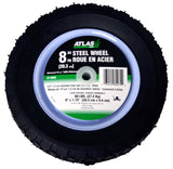 Steel Lawn Mower RePlacement Wheel with Ball Bearings, 8 in x 1.75-in S8I9 - product image 1