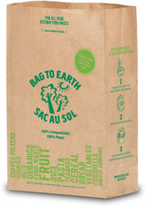 Bag to Earth Small Organic Compostable and Biodegradable Food Waste Bags, 10-pk, 5.5-L O2B6 - product image 2