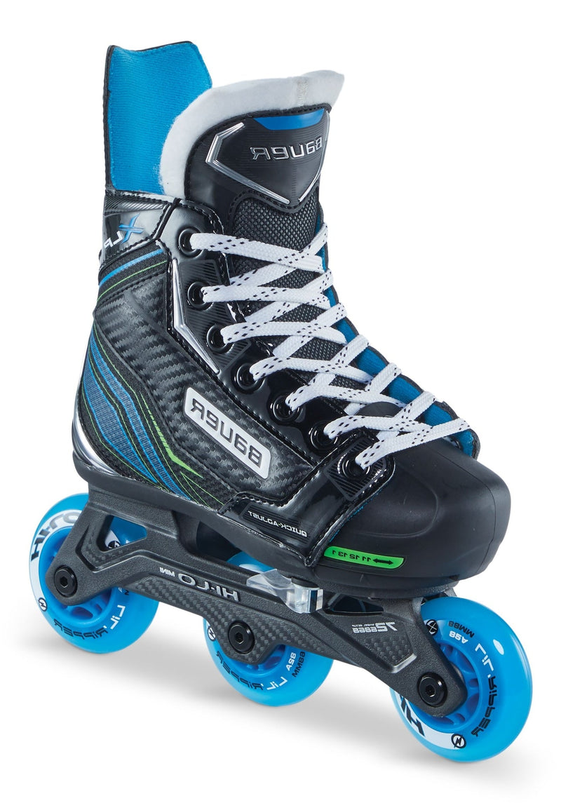 XLP Adjustable Roller Hockey Inline Skates, Youth/Junior, Assorted Sizes U0L4