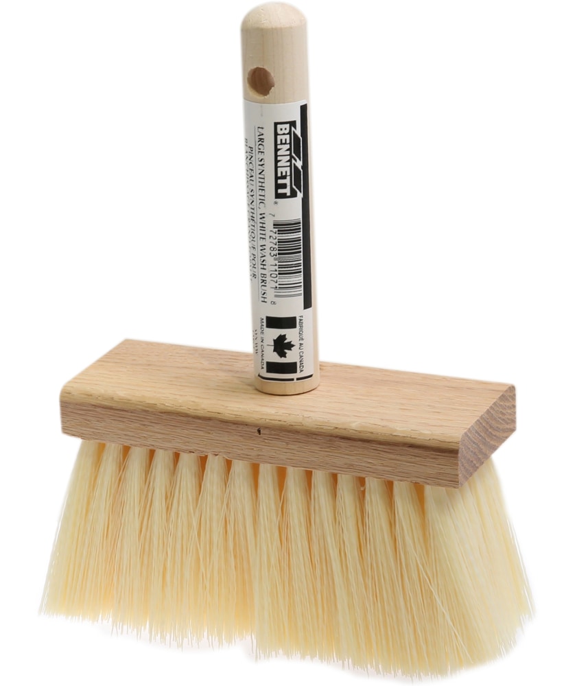 Large White Natural Fibre Wash Brush, 150-mm J2J8 - product image 1