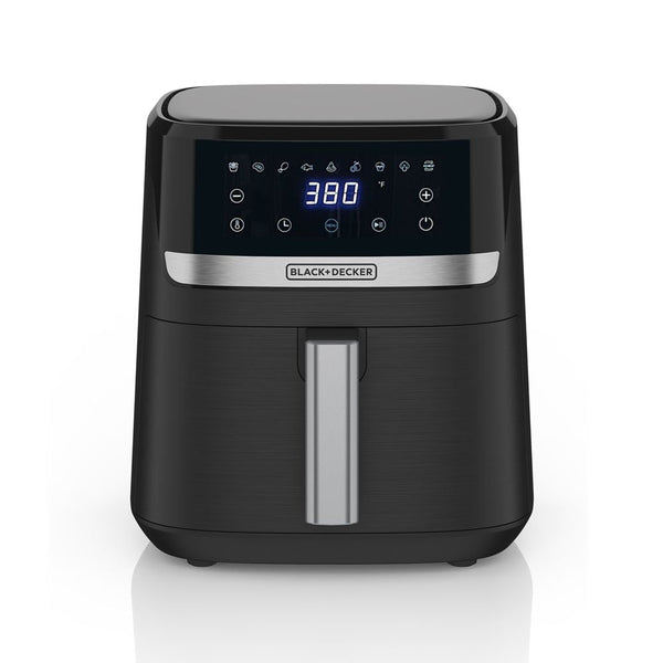 8-in-1 Digital Air Fryer with Non-Stick Cooking Basket, 6-qt E5Q4