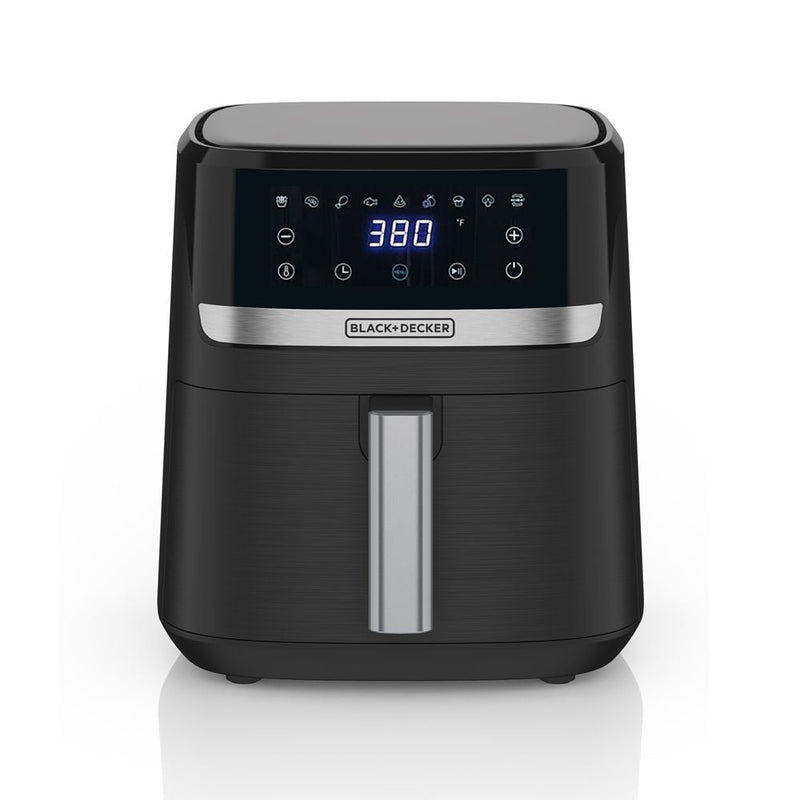 8-in-1 Digital Air Fryer with Non-Stick Cooking Basket, 6-qt E5Q4