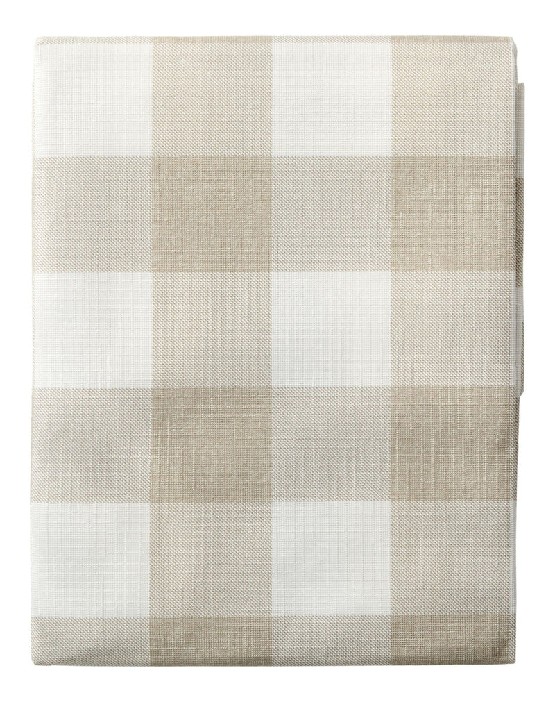 Indoor/Outdoor Plaid PEVA Table Cloth, 60-in x 84-in N8S3