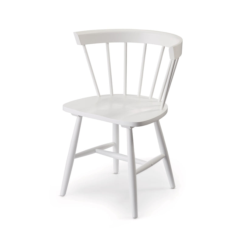Windsor Dining Chair, White V4P3