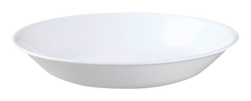 Glass Salad Bowl, 20-oz, White V3R5