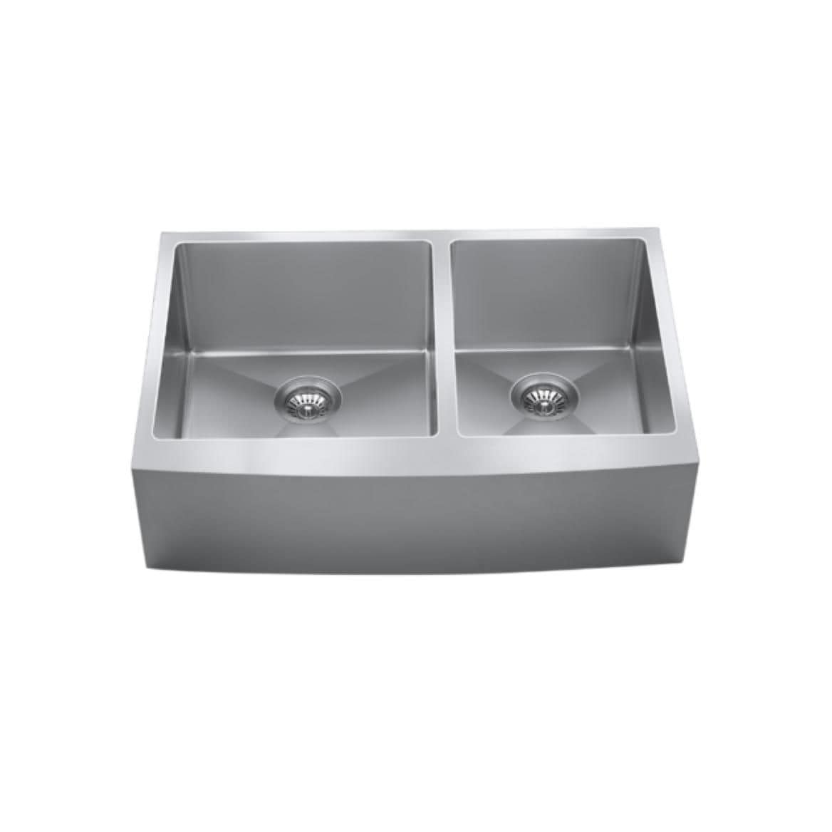 Type 304 Stainless Steel Front Double Bowl Sink P8P4 - product image 1