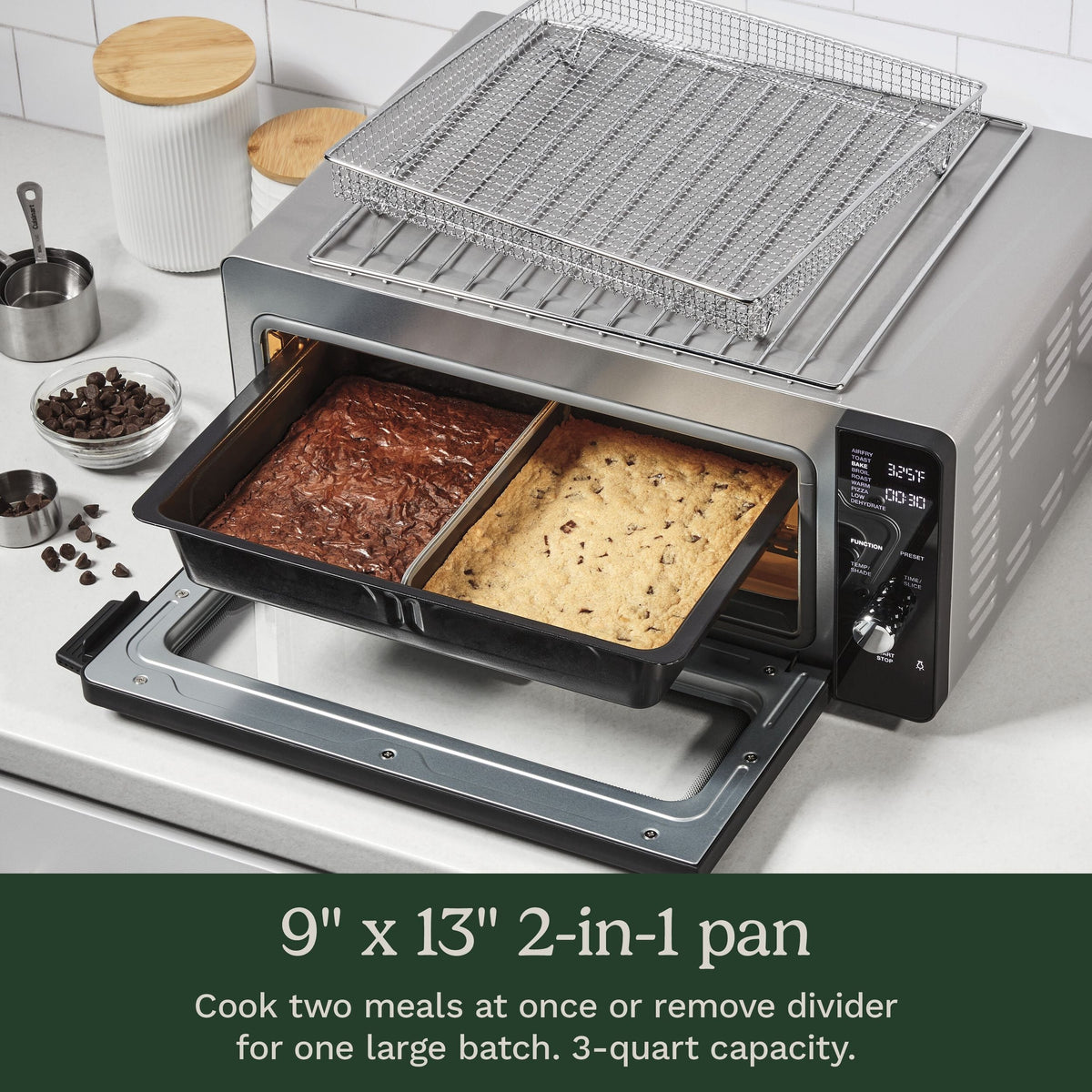 1800W Large Flip Up Air Fry Toaster Oven J3B2 - product image 7