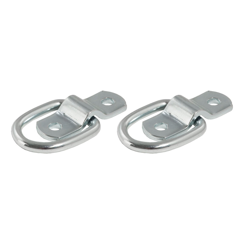 1-in x 1-1/4-in Surface-Mounted Tie-Down D-Rings, 1200-lb, 2-pk E8V6
