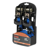83020 Cargo Straps with J-Hooks, Blue, 733-lb, 16-ft, 2-pk C8U4 - product image 2