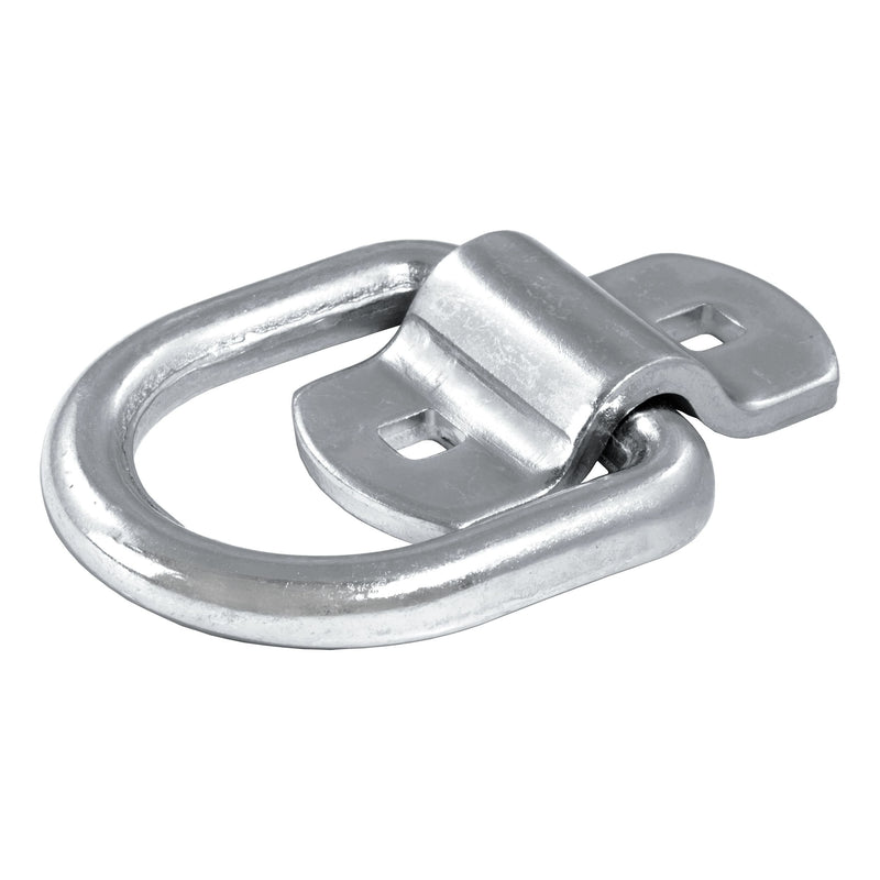 83742 3-in x 3-in Surface-Mounted Tie-Down D-Ring (3600-lb, Clear Zinc) A4C8
