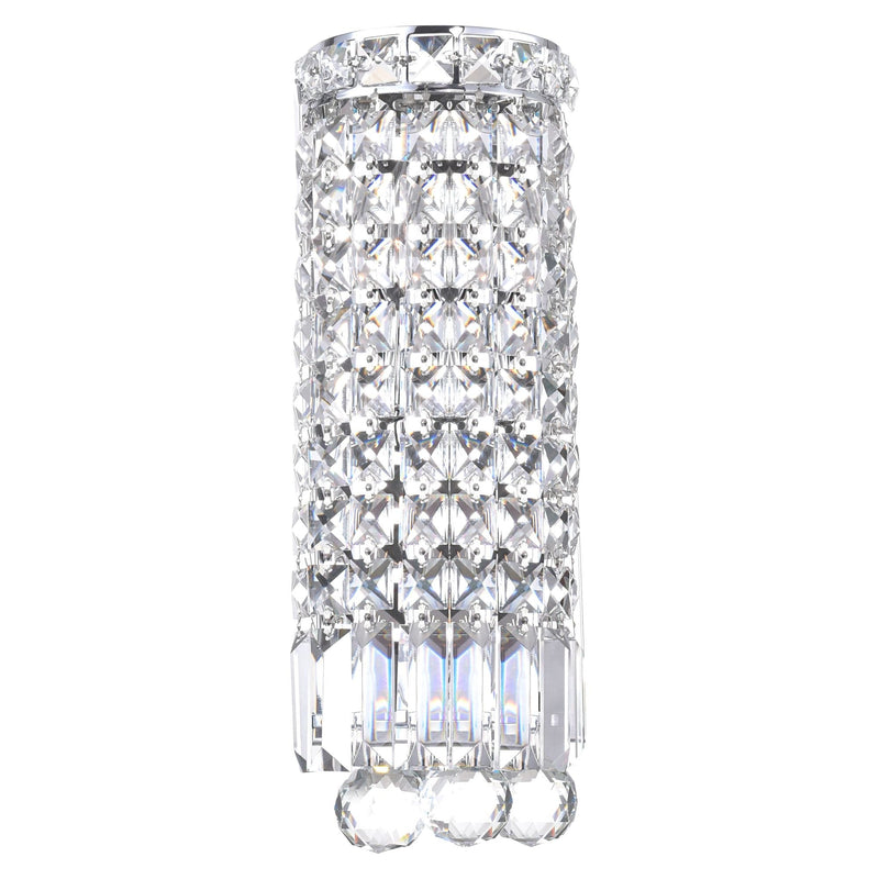 Lighting Colosseum Round Bathroom Wall Sconce, Chrome K6F4