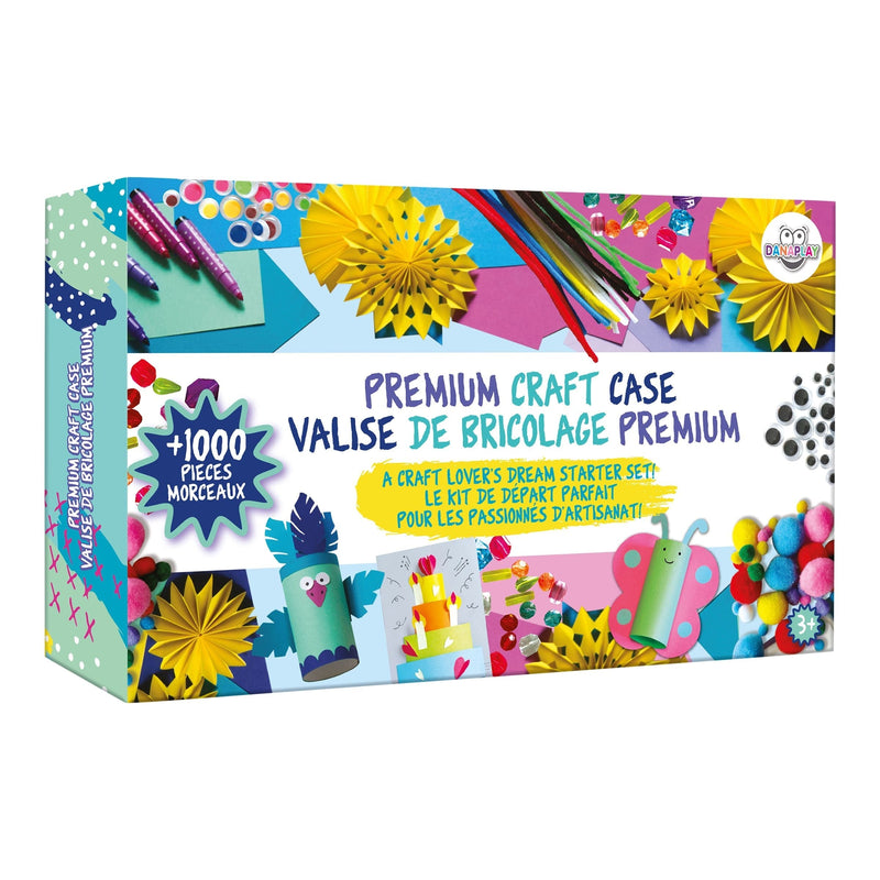 Premium Craft Case, A Craft Lover's Dream Starter Set with 1000+ Pieces R1U2