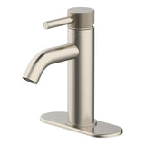 Crete 1-Handle Lavatory Faucet with Knurled Accents I5I6 - product image 1