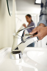 Renovate Single Handle Bathroom Sink Faucet, 4-in Centerset, Chrome N8L4 - product image 3