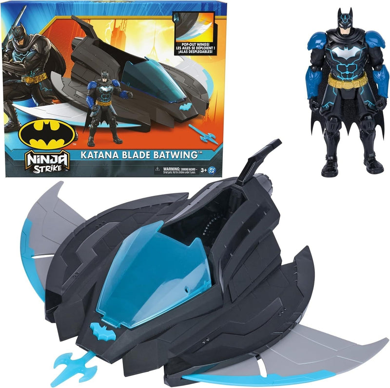 Batman Ninja Srike Katana Blade Batwing and 6-in Action Figure, Ages 3+ M0U3