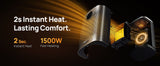 Home 1500W Portable Indoor PTC Ceramic Space Heater B8C2 - product image 4