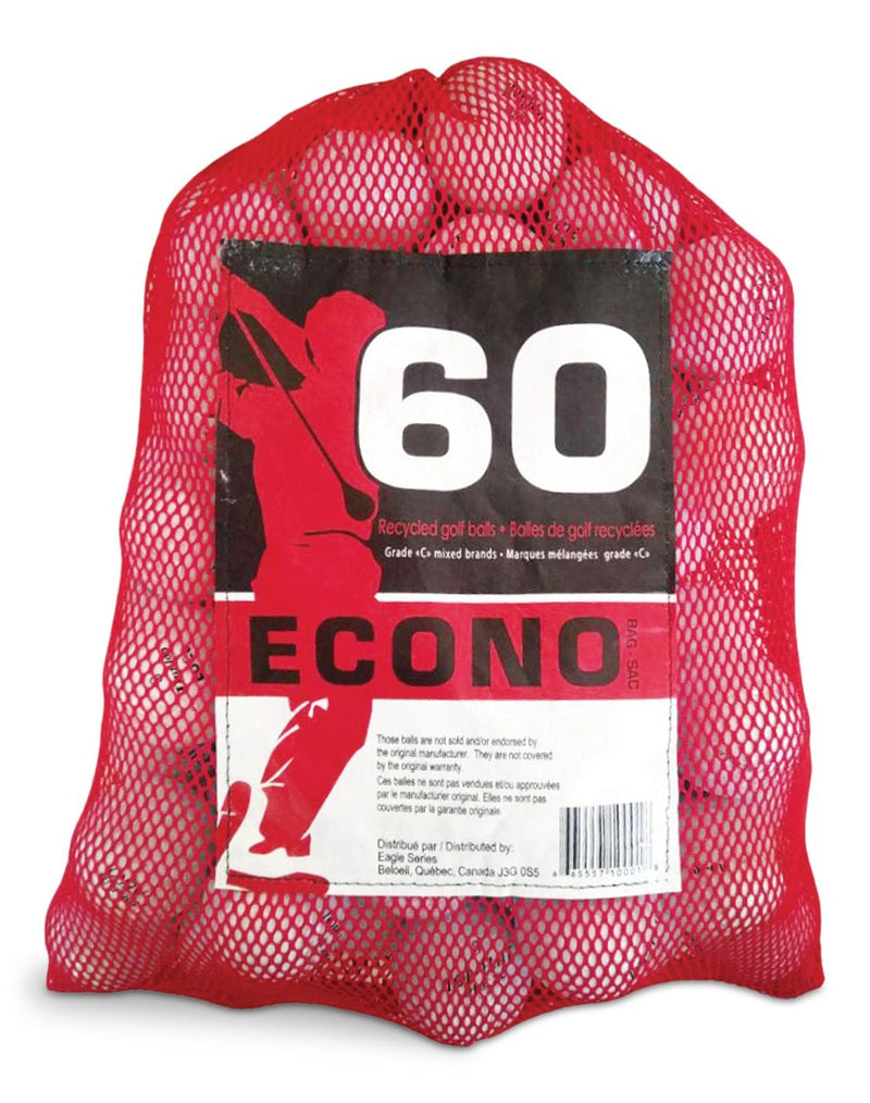 Mixed Recycled Golf Balls, Grade C, 60-pk S2E1