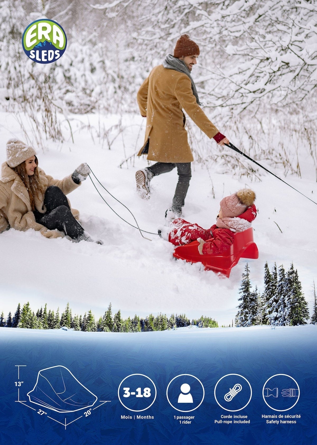 Toddler Snowflake Sled Q6J4 - product image 2