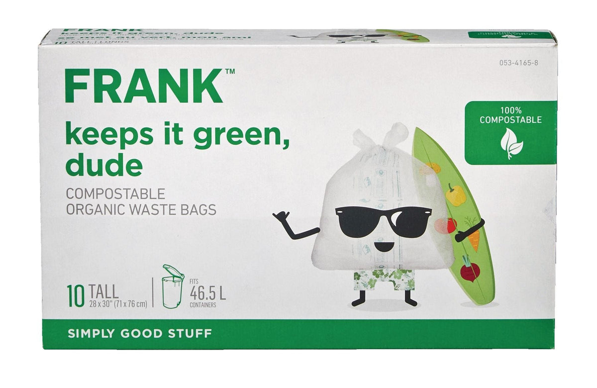 Tall Organic Compostable Food Waste Bags, 10-pk, 49-L E6V1 - product image 1