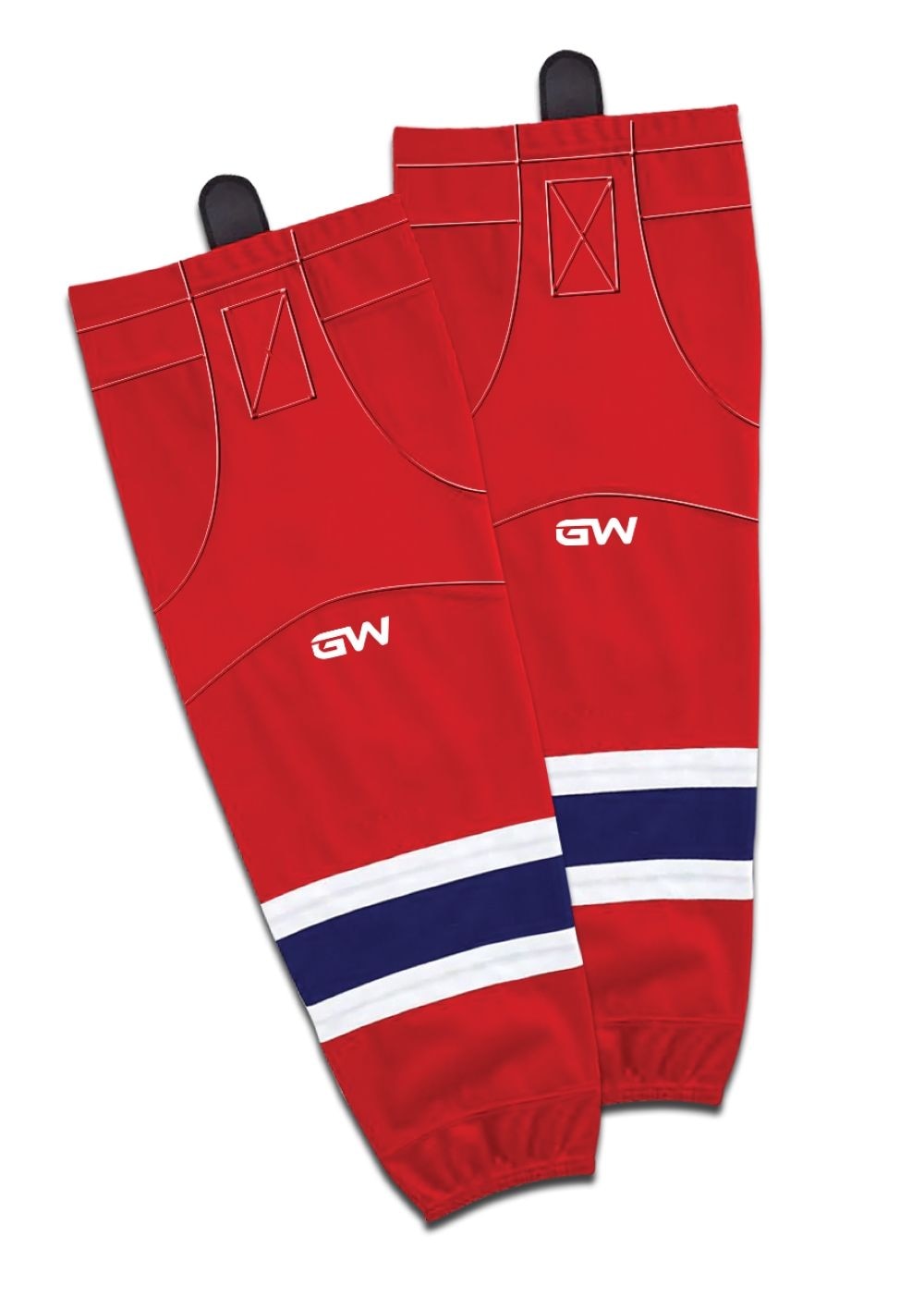 8500 Pro Team Performance Hockey Socks, Montreal Canadiens Home Colours, Assorted Sizes I0C4 - product image 1