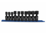 6 Point Standard Drive X-Core Pinless Universal Impact Socket Set, Metric, 1/2-in, 10-pc F7Q1 - product image 1