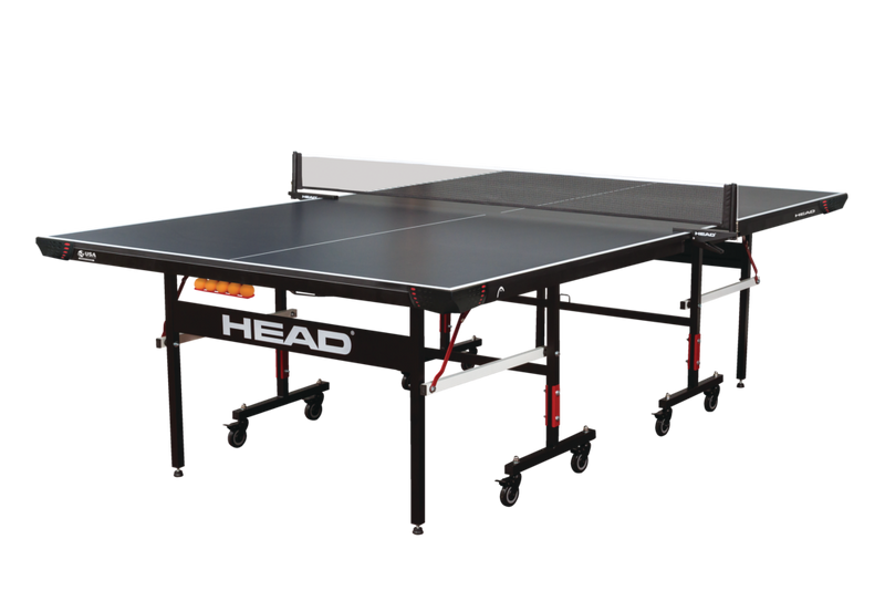 Summit Foldable Pong Table Tennis with Net & Built-In Storage O7R5