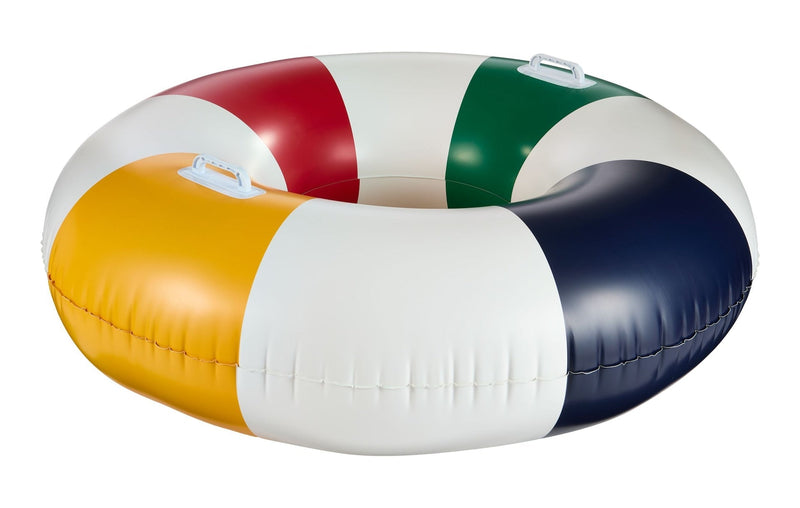 ’s Bay Stripes Pool Float with Handles, Multi-Coloured, 42-in U0I3