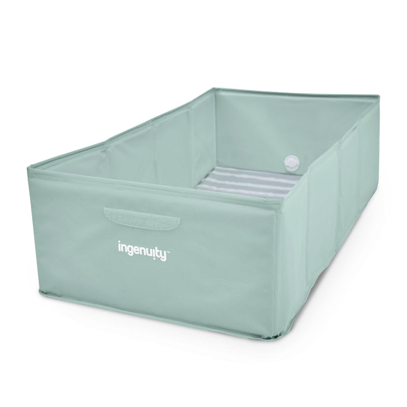 TuckAway Toddler-Friendly Travel Tub, Green J5J1