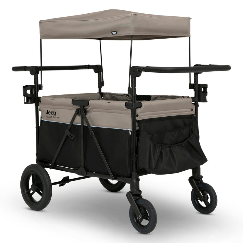Gladiator Stroller Wagon by Delta Children, Black/Tan L3F8