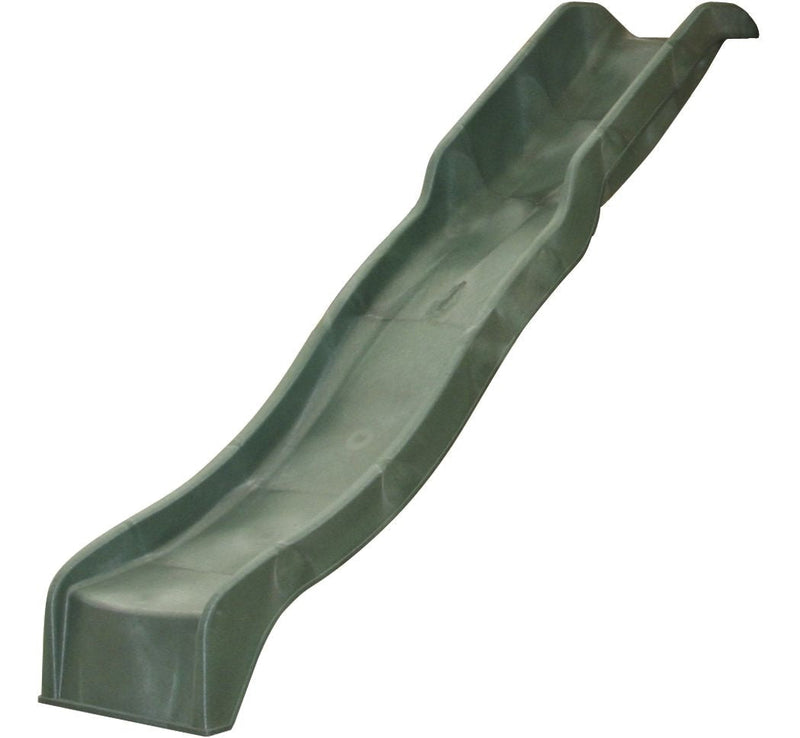 Outdoor Plastic Wave Slide, Green, Ages 3 -10 V3I3