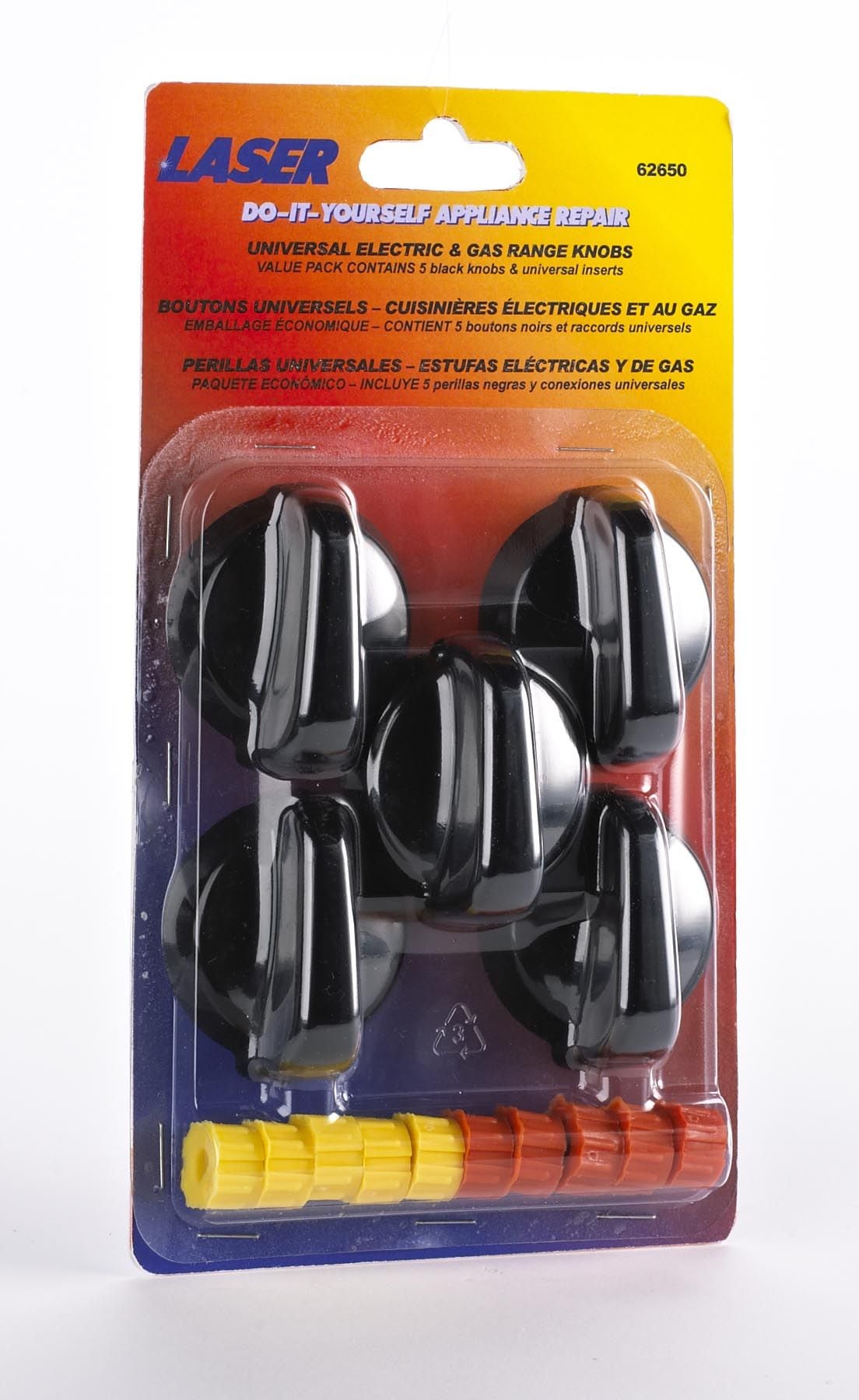 62650/2 Universal Electric/Gas Stove Replacement Dial Kit, Assorted L6N2 - product image 1