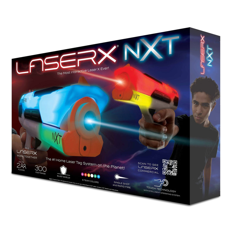 X NXT 2-Player Toy Blaster Tag Set for Ages 8+ O2N1