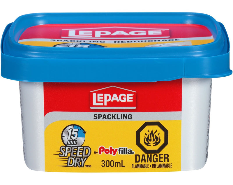 Polyfilla 15-Minute Speed Dry Spackling, Wall Hole/Crack Repair Filler, 300-mL P5A4