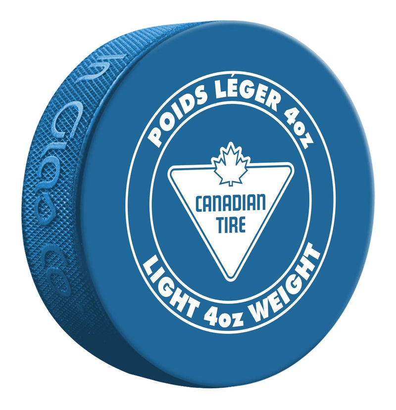 Lightweight Hockey Puck, Blue, 4-oz F4X6