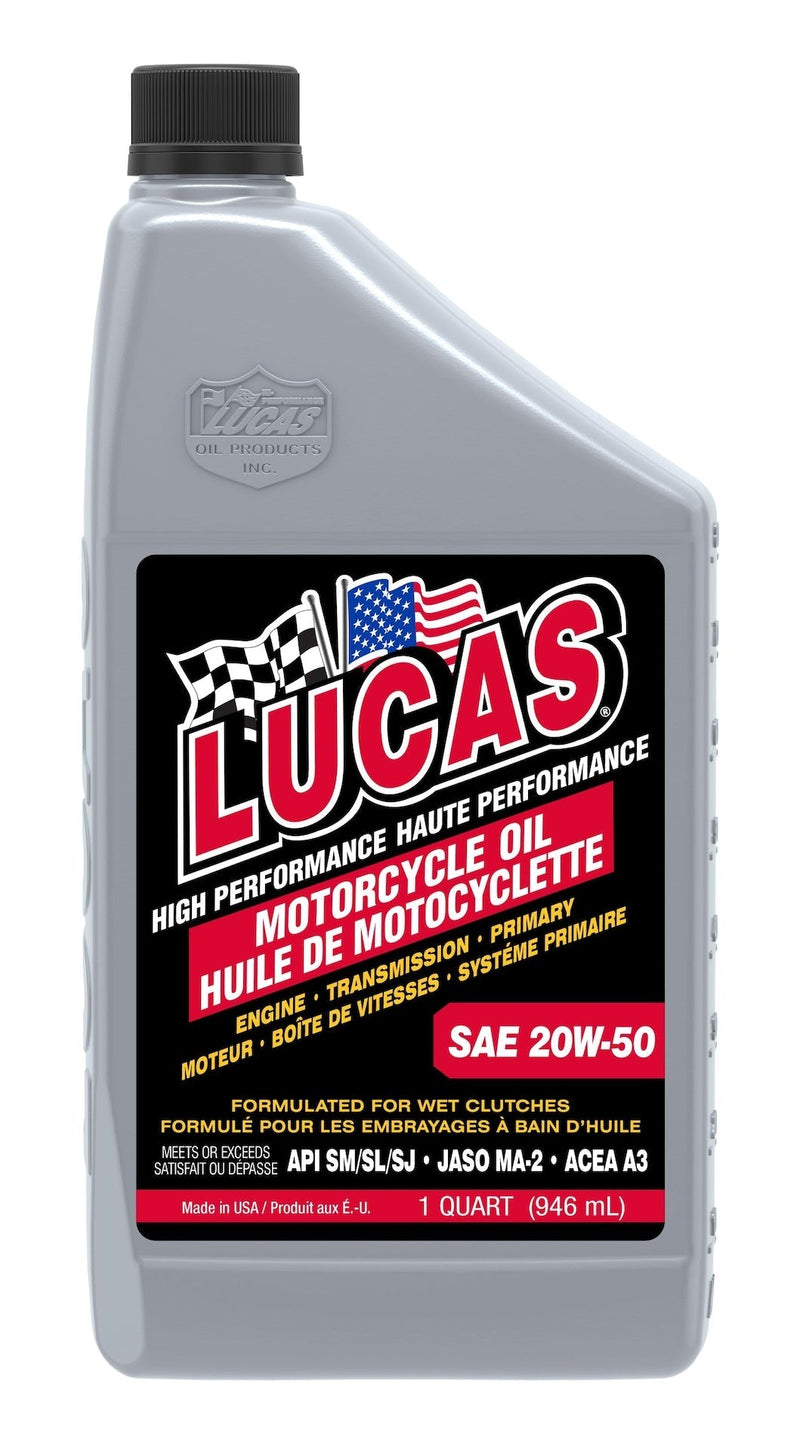 SAE 20W-50 High Performance Motorcycle Oil, 946-mL B1M9