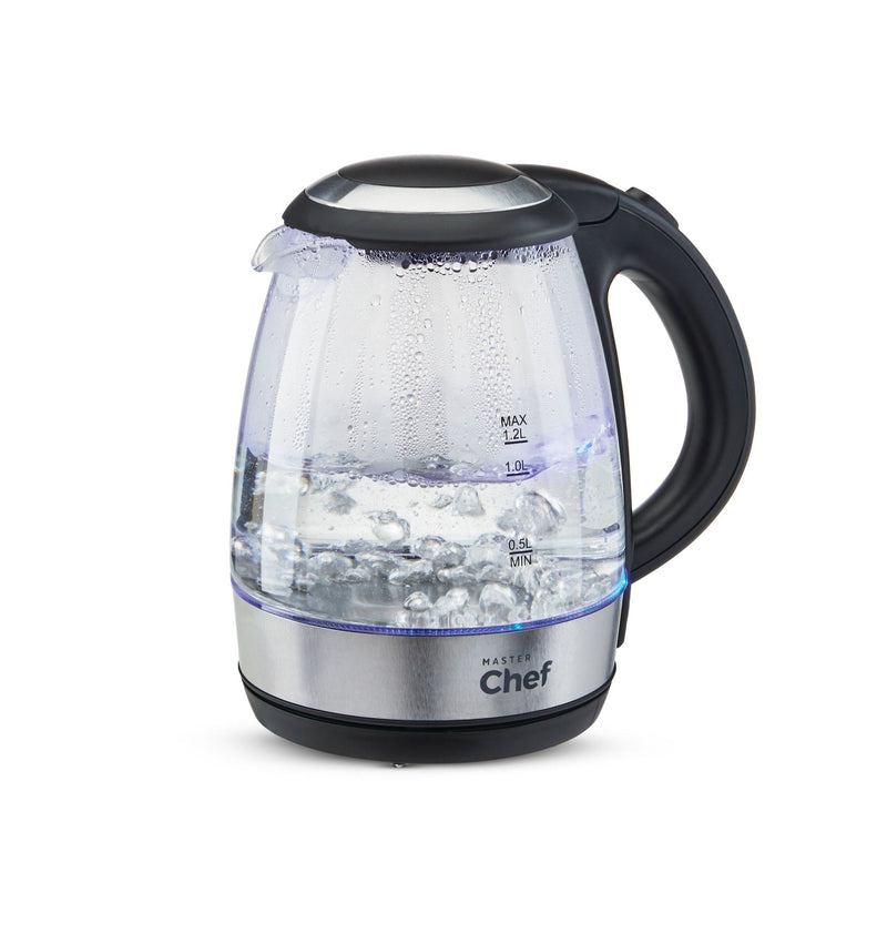 Cordless Electric Kettle with Auto Shut Off & Blue Light, Glass, 1.2L I4C4