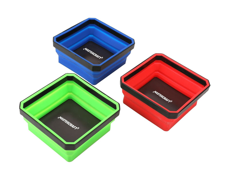 3 Piece Collapsible Magnetic Parts Tray W4U0