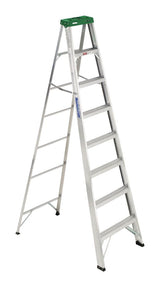 Grade 2 Aluminum Commercial Step Ladder, 8-ft, 225-lb Load Capacity K0J1 - product image 1