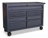 Rolling Tool Storage Cabinet with 9 Drawers, Black, 52-in Q5O0 - product image 1