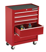 Rolling Tools Storage Cabinet with 5 Drawers, Deep Red, 24-in G8V0 - product image 5
