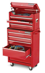 Rolling Tools Storage Cabinet with 5 Drawers, Deep Red, 24-in G8V0 - product image 7